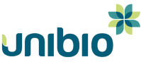 Unibio logo og link til hjemmeside
